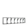 LABEL51 Kapstok Frame - Burned Steel - Metaal - XL
