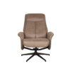 LABEL51 Fauteuil Bergen - Taupe - Micro Suede - Excl. Hocker - Afbeelding 6