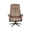 LABEL51 Fauteuil Bergen - Taupe - Micro Suede - Excl. Hocker - Afbeelding 5