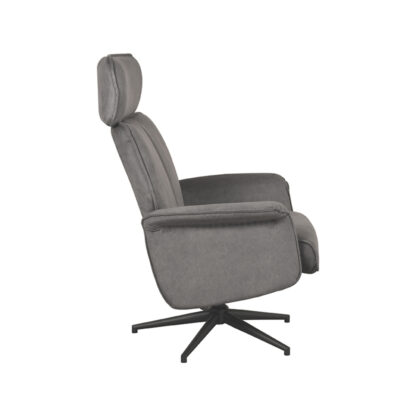 LABEL51 Fauteuil Verdal - Antraciet - Cosmo - Excl. Hocker - Afbeelding 7