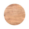 LABEL51 Eetkamertafel Tafelblad Sloppy Edge - Rough - Mangohout - 70 cm - Rond Sloppy - Afbeelding 3