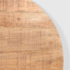 LABEL51 Eetkamertafel Tafelblad Sloppy Edge - Rough - Mangohout - 70 cm - Rond Sloppy - Afbeelding 4