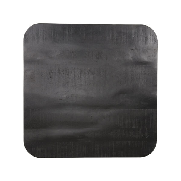LABEL51 Eetkamertafel Tafelblad Sloppy Edge - Zwart - Mangohout - 70 cm Sloppy - Afbeelding 3
