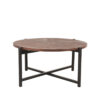 LABEL51 Salontafel Dox - Espresso - Mangohout - 70 cm - Zwart - Afbeelding 3