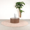 LABEL51 Salontafel Oliva - Walnoot - Eiken - 70 cm - Rond - Afbeelding 4