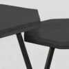 LABEL51 Salontafel Figure - Zwart - Mangohout - 70 cm - Afbeelding 4