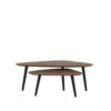 LABEL51 Salontafel Rock - Espresso - Mangohout - 110 cm - Afbeelding 3