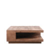 LABEL51 Salontafel Square - Espresso - Mangohout - 80 cm - Afbeelding 3