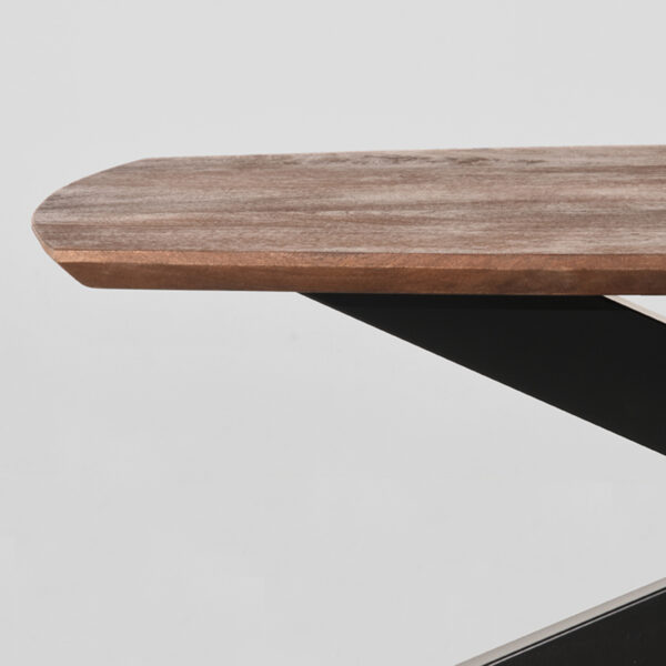 LABEL51 Salontafel Zane - Espresso - Mangohout - 120 cm - Afbeelding 4