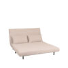 LABEL51 Slaapbank Double - Naturel - Boucle - Double | Zwarte Poot - Afbeelding 3