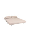 LABEL51 Slaapbank Double - Naturel - Boucle - Double | Zwarte Poot - Afbeelding 4