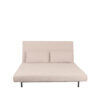 LABEL51 Slaapbank Double - Naturel - Boucle - Double | Zwarte Poot - Afbeelding 6