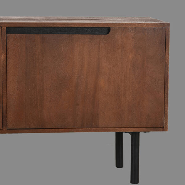 LABEL51 Tv-meubel Rio - Espresso - Mangohout - Tv-Meubel 180 cm - Afbeelding 7