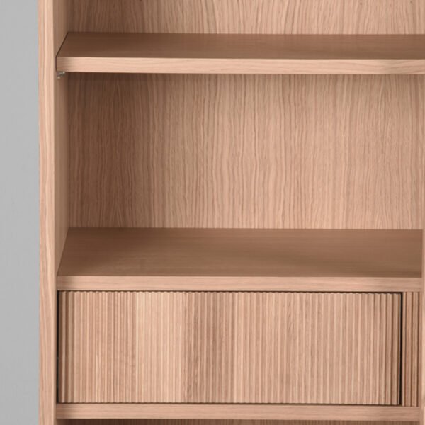 LABEL51 Vitrinekast Jule - Naturel - Eiken - Vitrinekast - Afbeelding 7