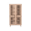 LABEL51 Vitrinekast Jule - Naturel - Eiken - Vitrinekast - Afbeelding 4
