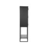 LABEL51 Vitrinekast Level - Zwart - Metaal - Vitrinekast 150 cm - Afbeelding 5