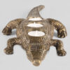 LABEL51 Krokodil - Antiek goud - Metaal - One Size - Afbeelding 6