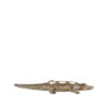 LABEL51 Krokodil - Antiek goud - Metaal - One Size - Afbeelding 4