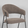 LABEL51 Eetkamerstoel Lowen - Bruin - Boucle - Black Frame - Afbeelding 6