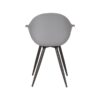 LABEL51 Eetkamerstoel Luca - Antraciet - Kunststof - Black Frame - Afbeelding 5
