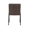 LABEL51 Eetkamerstoel Matz - Antraciet - Microfiber - Black Frame - Afbeelding 5