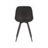 LABEL51 Eetkamerstoel Monza - Zwart - Kunststof - Black Frame - Afbeelding 5