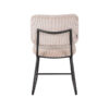 LABEL51 Eetkamerstoel Noah - Naturel - Ribcord - Black Frame - Afbeelding 5