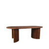 LABEL51 Eetkamertafel Varia - Espresso - Mangohout - 240x100 cm - Afbeelding 3