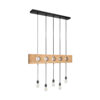 LABEL51 Hanglamp Timber - Zwart - Metaal - Afbeelding 2