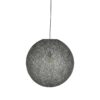 LABEL51 Hanglamp Twist - Grijs - Vlas - M - Afbeelding 2