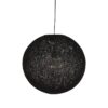 LABEL51 Hanglamp Twist - Zwart - Vlas - L - Afbeelding 2