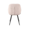 LABEL51 Eetkamerstoel Fender - Naturel - Boucle - Black Frame - Afbeelding 6
