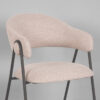 LABEL51 Eetkamerstoel Lowen - Naturel - Boucle - Black Frame - Afbeelding 6
