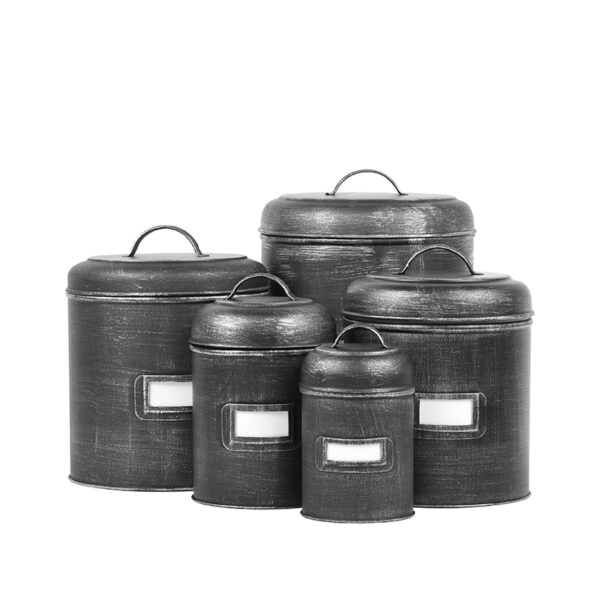 LABEL51 Opbergblik - Zwart - Metaal - M - Afbeelding 3
