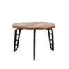 LABEL51 Salontafel Flintstone - Rough - Mangohout - 60 cm - Rond - Afbeelding 3