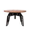 LABEL51 Salontafel Pebble - Rough - Mangohout - 80 cm - Rond - Afbeelding 3