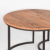 LABEL51 Salontafel Set Triplet - Rough - Mangohout - 60 cm - Rond - Afbeelding 2