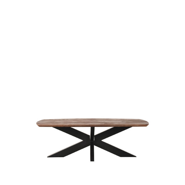 LABEL51 Salontafel Zane - Espresso - Mangohout - 120 cm - Afbeelding 3