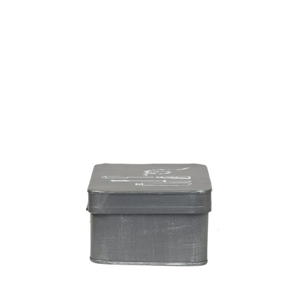 LABEL51 Make-Up opbergkist - Antiek grijs - Metaal - One Size - Afbeelding 5