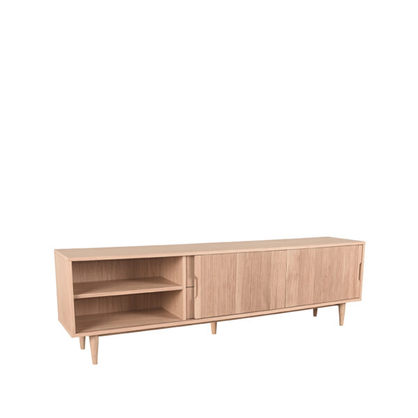 LABEL51 Tv-meubel Jule - Naturel - Eiken - Tv-Meubel 200 cm - Afbeelding 3