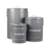 LABEL51 Wasmand - Antiek grijs - Metaal - S - Afbeelding 4