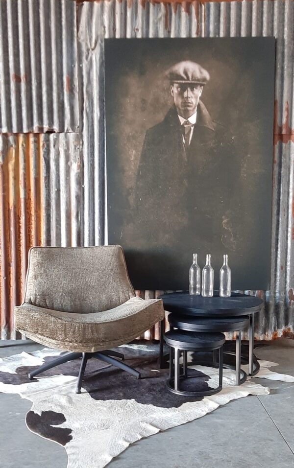Muurdecoratie vintage man - Afbeelding 2
