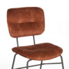 LABEL51 Eetkamerstoel Dez - Rust - Velours - Black Frame - Afbeelding 5