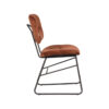 LABEL51 Eetkamerstoel Dez - Rust - Velours - Black Frame - Afbeelding 3