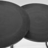 LABEL51 Salontafel Set Tres - Zwart - Metaal - 55 cm - Afbeelding 6