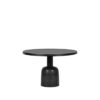 LABEL51 Salontafel Wink - Zwart - Metaal - 70 cm - Rond