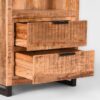 LABEL51 Boekkast Glasgow - Rough - Mangohout - Boekkast - Afbeelding 7