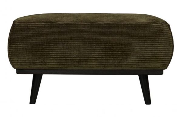 Hocker Statement rib warm groen