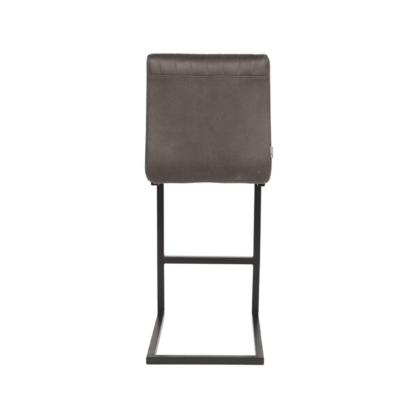 LABEL51 Barkruk Milo - Antraciet - Microfiber - Zithoogte 66 - Afbeelding 5