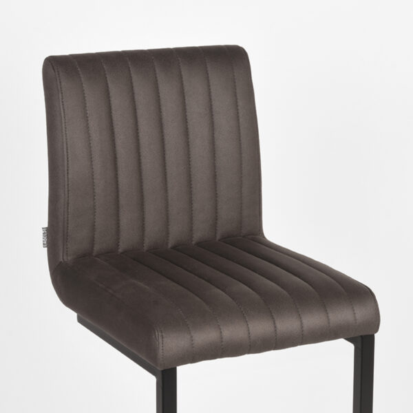 LABEL51 Barkruk Milo - Antraciet - Microfiber - Zithoogte 66 - Afbeelding 6